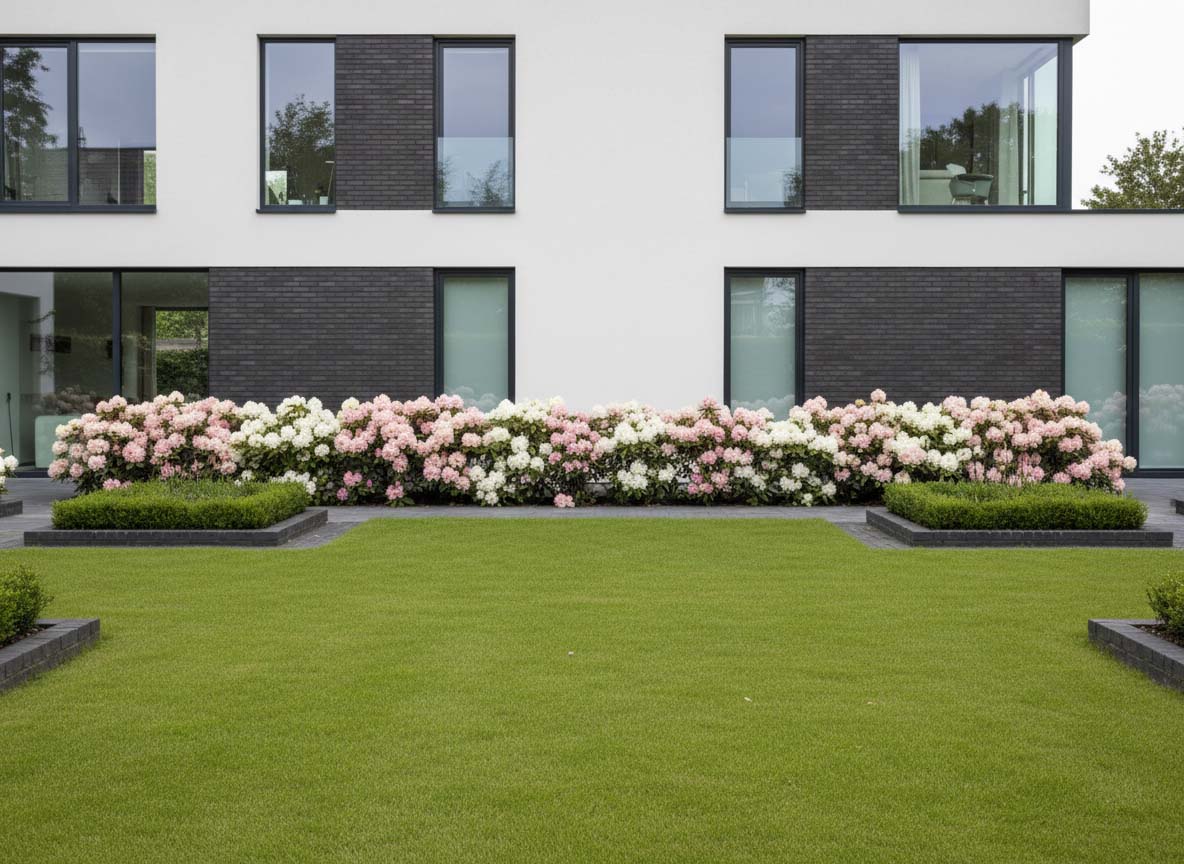 Rododendrons in meerdere kleurtonen voor rustige combinaties